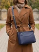 Сумка кросс боди через плечо женская из натуральная кожи Vintage leather-22986 Синяя - изображение 2