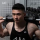Накладка на плечи LAC для приседаний, со штангой, фитнес, черная - изображение 4