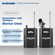 Беспроводной мини-микрофон Mailada WM8 Upgraded Mini Bee, крепление на камеру, микрофон для аудиозаписи, запись интервью на цифровую зеркальную камеру, микрофон для прямой трансляции на мобильный телефон, работает от батареек. - изображение 5