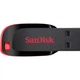 Флешка SanDisk 32ГБ USB 2.0 CZ50 Cool Blade черно-красная, с шифрованием - изображение 2