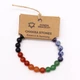 Браслет силы с камнями 7 чакр Баланс и равновесие 8мм ZEN Style 5056368335013 - изображение 2