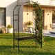 Pergola ogrodowa z ławką Vilde 339538 - obraz 9
