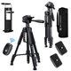 Штатив трипод K&F Concept 185 см S254A3+BV07 для телефону та фотоапарата (KF09.184) - зображення 4