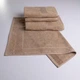 Набор банных махровых полотенец с Бордюром 4шт GM Textile 50х70см, 50х90см, 50х90см, 70х140см (Капучино) - изображение 1