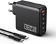 Зарядний пристрій USB C з 4 портами PD 3.0 GaN 138 Вт - Б/У - изображение 1
