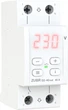 Реле напруги ZUBR D2-40 red, 1ф, 40А, 2мод, вольтметр, мін. напр., макс. напр, термозахист (D2-40 red) - зображення 1
