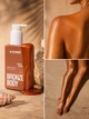 Сяйна олійка для засмаги тіла з шимером аромат ванілі та кокосу Vanilla Coconut Bronze Body Mr.SCRUBBER 150 мл - зображення 3