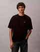 Мужская футболка Calvin Klein Monogram Logo Relaxed Crewneck T-Shirt 40HM229-002 S черная (13240010) - изображение 7