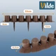 Газонна огорожа Vilde 220 см 4 шт 339529 - зображення 11