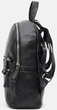 Женский кожаный рюкзак Borsa Leather из натуральной кожи черный городской для работы, прогулок и повседневного использования 70151 - изображение 3