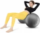 Мяч для фитнеса (арахис) 4FIZJO Air Ball Peanut 45 x 90 см Anti-Burst Grey (P-5905973407175) - изображение 11