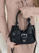 Женская сумка Сумка Prada Moon Re-Nylon mini bag 490211 черная - изображение 3