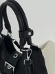 Женская сумка Сумка Prada Moon Re-Nylon mini bag 490211 черная - изображение 4