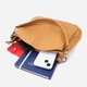 Сумка кросс-боди через плечо женская из натуральной кожи средняя Vintage leather-23008 Рыжая - изображение 11