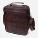 Сумка планшет через плечо мужская из натуральная кожи Vintage leather-23024 Коричневая - изображение 3