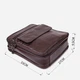 Сумка планшет через плечо мужская из натуральная кожи Vintage leather-23024 Коричневая - изображение 4