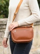 Сумка кросс-боди через плечо женская из натуральной кожи средняя Vintage leather-22906 Коричневая - изображение 2