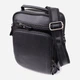 Сумка планшет через плечо мужская из натуральная кожи Vintage leather-23034 Черная - изображение 1