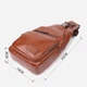 Сумка слинг через плечо мужская из натуральная кожи Vintage leather-23049 Рыжяя - изображение 5
