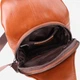 Сумка слинг через плечо мужская из натуральная кожи Vintage leather-23049 Рыжяя - изображение 8