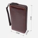 Кошелек мужской кожаный для карточек Vintage leather-23064 Коричневый - изображение 5