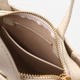 Сумка кросс-боди через плечо женская из натуральной кожи маленькая Vintage leather-22917 Белая - изображение 9