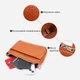 Сумка кросс боди через плечо женская из натуральная кожи Vintage leather-22929 Рыжяя - изображение 5