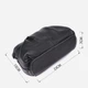 Сумка кросс боди через плечо женская из натуральная кожи Vintage leather-22896 Черная - изображение 5