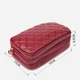 Сумка кросс боди через плечо женская из натуральная кожи Vintage leather-22889 Бордовая - изображение 5