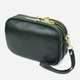 Сумка кросс боди через плечо женская из натуральная кожи Vintage leather-22893 Темно-зеленая - изображение 3