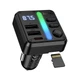 FM-передавач HOCO E89 Libre 45W 3 USB порти Чорний - зображення 5