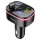 FM-модулятор HOCO E62 Fast PD20W QC3.0 Bluetooth 5.0 20 Вт чорний - зображення 4