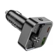 FM-трансмітер HOCO E81 30W Bluetooth 5.0 USB Type-C Black 80x43x44 мм - зображення 6