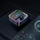 FM-трансмітер HOCO E81 30W Bluetooth 5.0 USB Type-C Black 80x43x44 мм - зображення 8