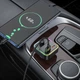 FM-трансмітер HOCO E81 30W Bluetooth 5.0 USB Type-C Black 80x43x44 мм - зображення 9