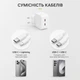 Быстрая зарядка для айфон комплект быстрой зарядки Apple iPhone 15 16 17 iPad Блок питания 50 W PD 3.0 Dual USB-C Type-C Power Adapter Сетевое зарядное устройство + Кабель зарядки 120 Вт USB-C to USB-C 1М LEXEGO KBK-50W2 - изображение 4