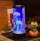 Світлодіодний нічник Медуза 3D з пультом LED лампа-акваріум для дитячої 22 см 8 кольорів підсвічування з USB Jellyfish mood lamp - зображення 4