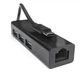 Адаптер (хаб) Type-C на Ethernet + 3 USB порти перехідник чорний - зображення 3