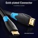Кабель Vention HDMI - HDMI V 2.0 (M/M), 1.5 м, Black (AACBG) - зображення 7