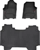 Килимки Weathertech Black для Dodge Ram (mkV) 2025→ (Crew Cab)(1 ряд - 2 килимка)(без сховища під 2 рядом) (WT 4418771-4414282) - изображение 1