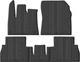 Гумові килимки Gledring для Citroen Berlingo (mkIII); Peugeot Rifter (mkI); Opel Combo (mkV)(E); Toyota ProAce City (mkI) 2018→ (пасажир без регулювань)(круглі кліпси)(1-2 ряд) (GR 0098) - изображение 1