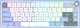 Klawiatura bezprzewodowa Aqirys Talitha Jerrzi Sea Salt Mousse Wireless/Bluetooth/USB White (AQRYS_TALITHAWH) - obraz 1