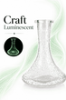 Колба Craft Luminescent для кальяна 25.5см светится в темноте под уплотнитель 4,5 см диаметр - изображение 1
