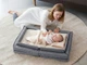 Дитяче ліжечко портативне Farska Compact Bed Free сіре - изображение 1