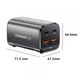Зарядний пристрій Essager 2xUSB-C + 2xUSB 67W GaN (ECT2AC-JYB0G-Z) - зображення 7
