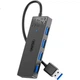 USB-концентратор UNITEK USB 3.0, 4-портовий, роз'єм Type-C, для комп'ютера, клавіатури та миші, кабель 1.2 м - зображення 2