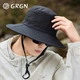 Солнцезащитная шляпа GRGN для мужчин, шляпа с солнцезащитным козырьком, рыбацкая шляпа, шляпа для рыбалки, походная кепка, солнцезащитная шляпа, шляпа для защиты от УФ-излучения на открытом воздухе. - изображение 6