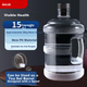 Ведро для чистой воды BJ Pure Water, контейнер для воды из пищевого поликарбоната, ведро для бутилированной воды, пустое ведро для диспенсера минеральной воды, портативный контейнер для воды с ручкой, большая емкость, черная крышка, 15 л. - изображение 4