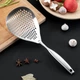 Набор Onlycook: сито из нержавеющей стали 304, большая шумовка для пельменей, фильтр для фритюра, кухонная ложка с прорезями, утолщенный большой половник с длинной ручкой. - изображение 4