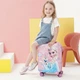 Детский чемодан Mesuca X Disney Frozen, 18 дюймов, односторонний, с мультяшным рисунком, подарок на день рождения для девочек. - изображение 5